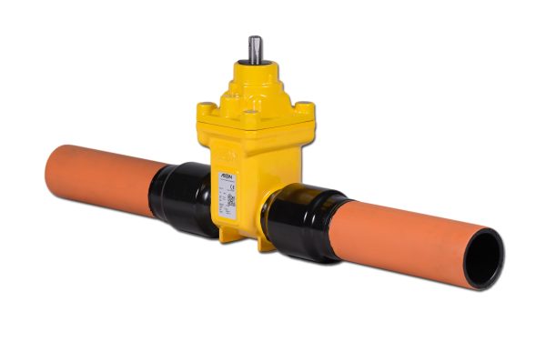 GASSCHIEBER OPTIVALVE™ MIT PE-STUTZEN DN50-300