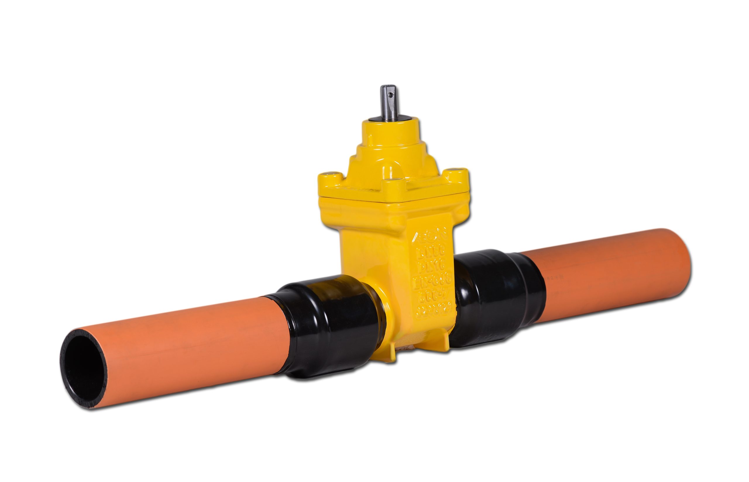 GASSCHIEBER OPTIVALVE™ MIT PE-STUTZEN DN50-300
