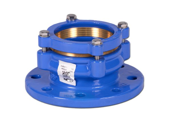 ROHR-FLANSCH-VERBINDER MIT SICHERUNG FÜR PE UND PVC ROHRE DN50-300